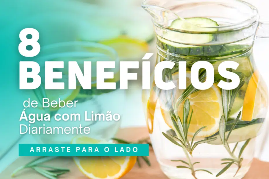 Benefícios da água com limão